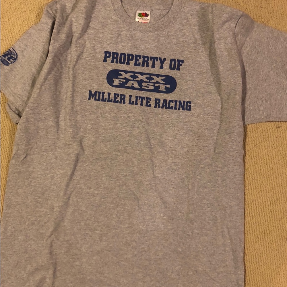 Property of Miller Light Racing t shirt